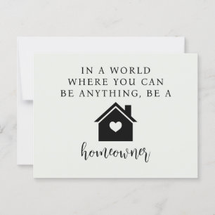 Be a Homeowner Marketing Real Estate Postcard