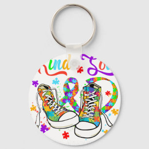 be a kind sole autism awareness (2 keychain