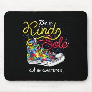 Be A Kind Sole Autism Awareness Puzzle Shoes Be Ki Mouse Pad