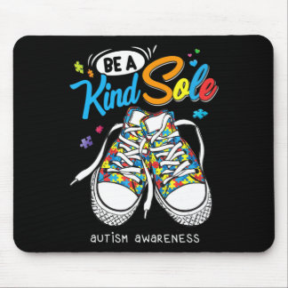 Be A Kind Sole Autism Awareness Puzzle Shoes Be Ki Mouse Pad