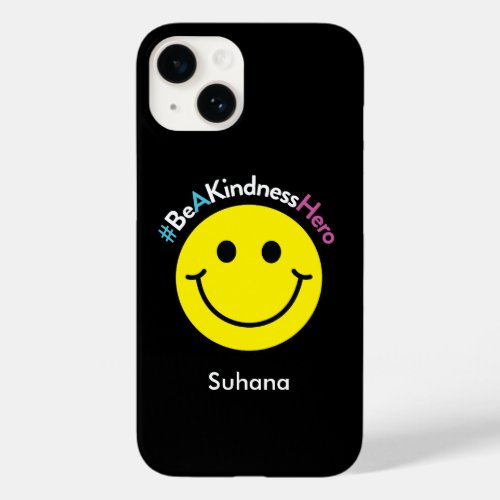 Be a Kindness Hero Phone Case _ Black