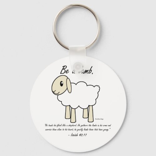 Be a Lamb Keychain