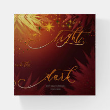 Be A Light red-gold Mel Mae Schmidt Stationery