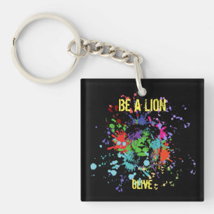 Be a lion keychain
