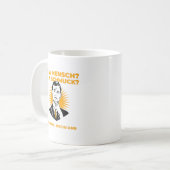 Be a Mensch or Schmuck funny Jewish coffee Coffee Mug (Front Left)