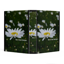 Be a Nice Human Custom Avery Mini 1" Binder