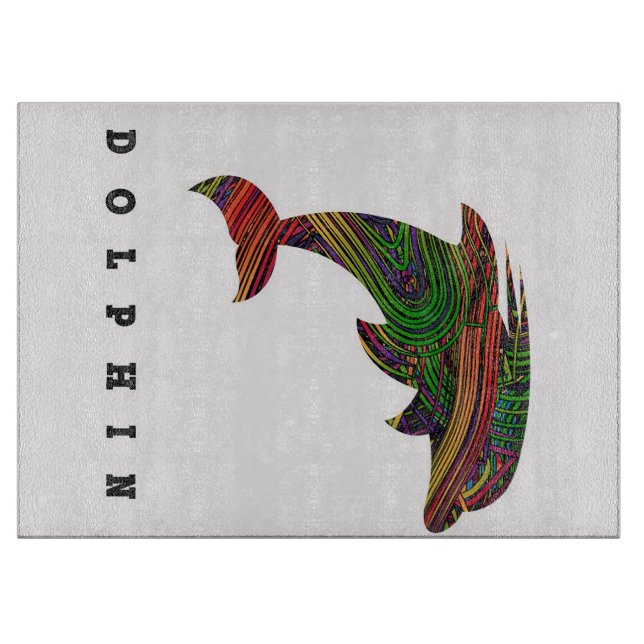 be a person who love dolphin cutting board (Front)
