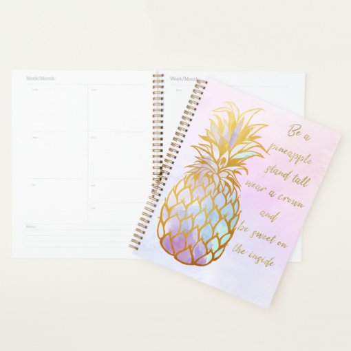 Be a Pineapple Planner Zazzle