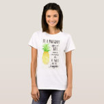 Be A Pineapple Short-sleeve Summer Tee Shirt at Zazzle