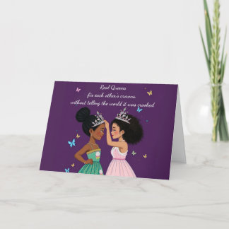 Be A Queen Affirmation Card