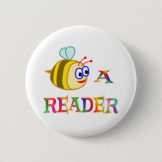 Be a Reader Pinback Button (Front)