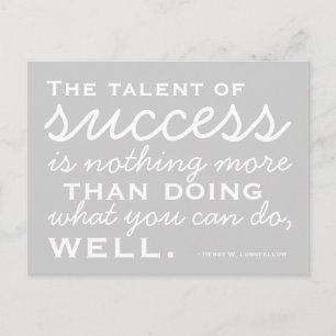 Be A Success - Motivational Postcard