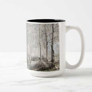 Be a swinger of birches Two-Tone coffee mug
