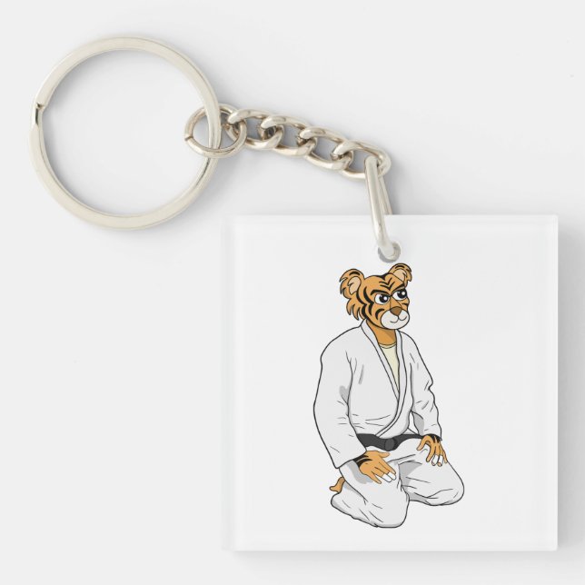 Be a Tiger Keychain (Front)