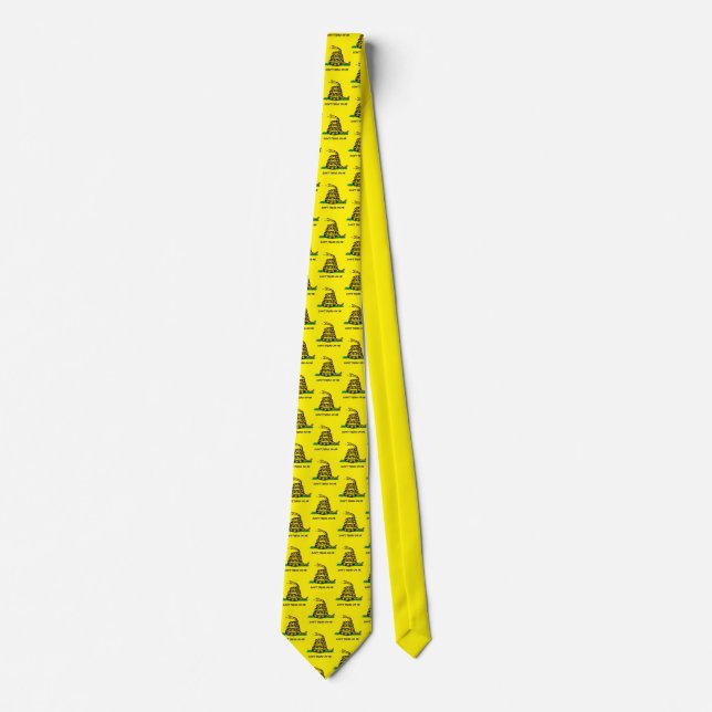 Be a true libertarian Don't walk on me Neck Tie (Front)