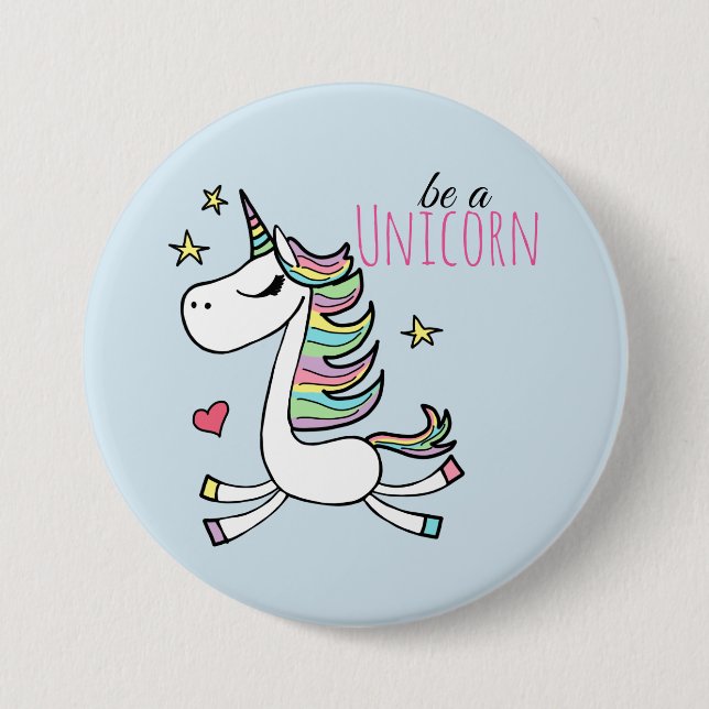 Be A Unicorn Button (Front)