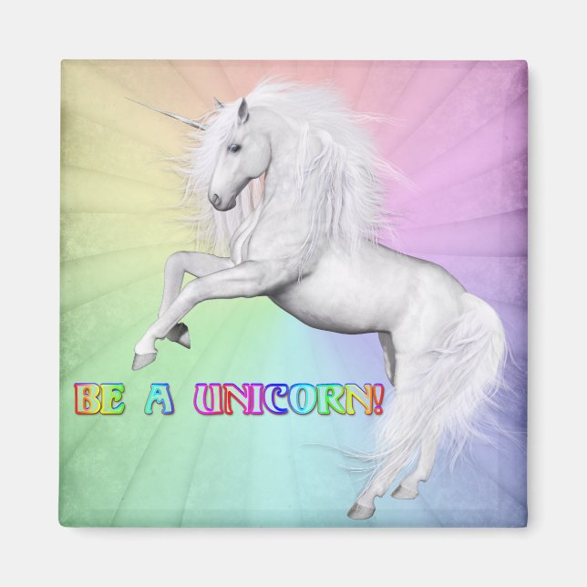 Be A Unicorn Magnet (Front)