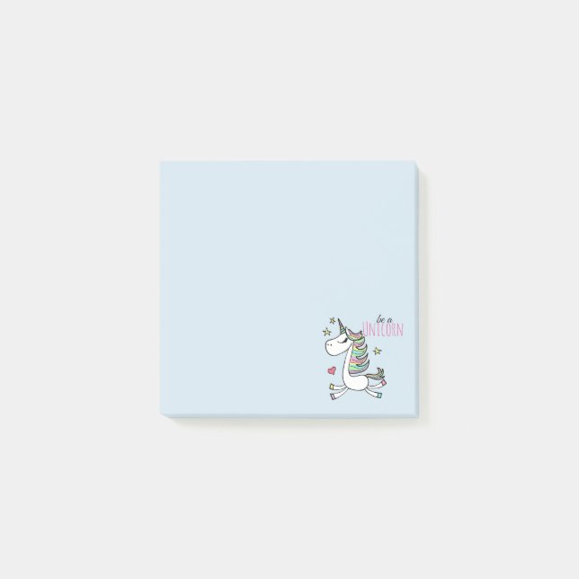 Be A Unicorn Post-it Notes (Front)