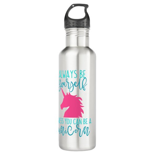 Be a Unicorn Stainless Steel Water Bottle
