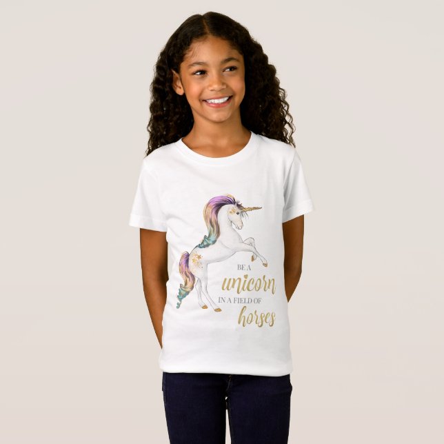 Be A Unicorn TShirt (Front Full)