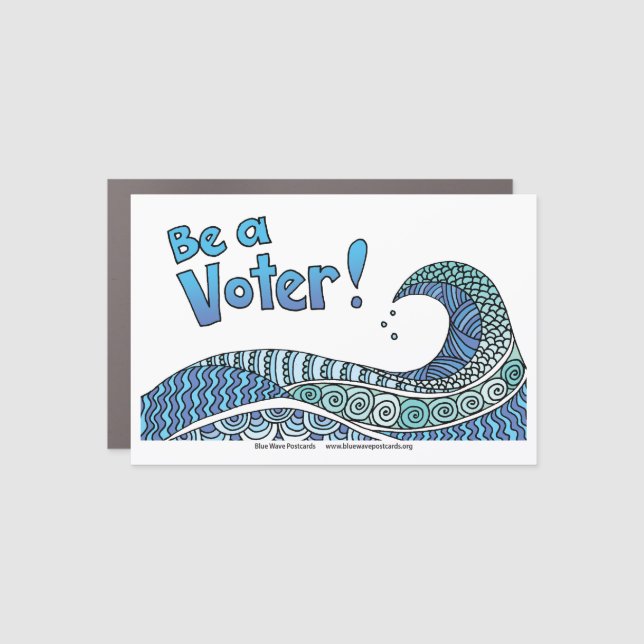 Be a Voter Car Magnet (Front)