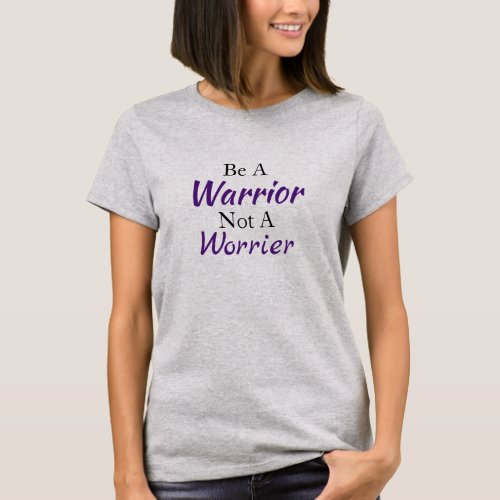 Be a Warrior Fibromyalgia Two_Sided Tshirt