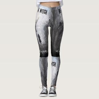 Be a Witch Not a Princess Girls Power Be Yourself Leggings
