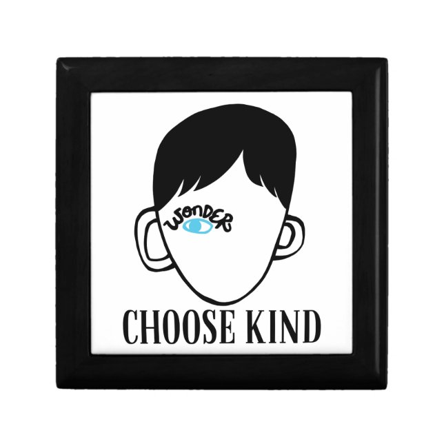 Be a wonder - Choose Kind - Kindness Shirt Jewelry Box (Front)