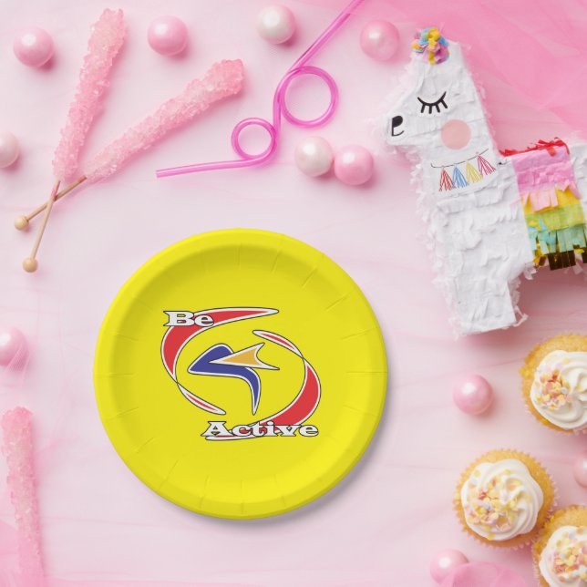 Be Active  Paper Plates (Party)