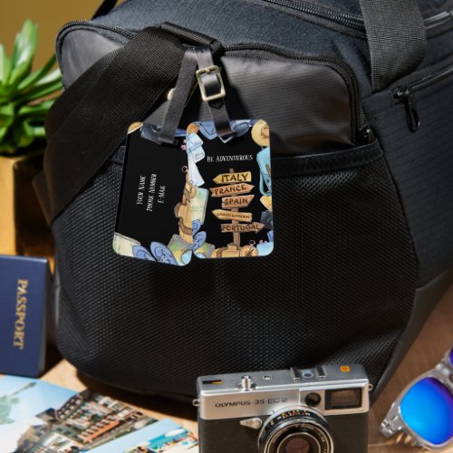 Be Adventurous Acrylic Luggage Tag