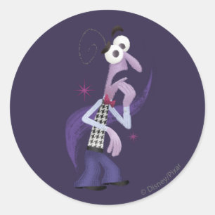 Be Afraid Classic Round Sticker