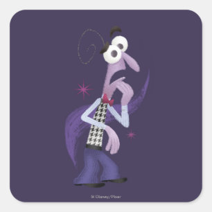 Be Afraid Square Sticker