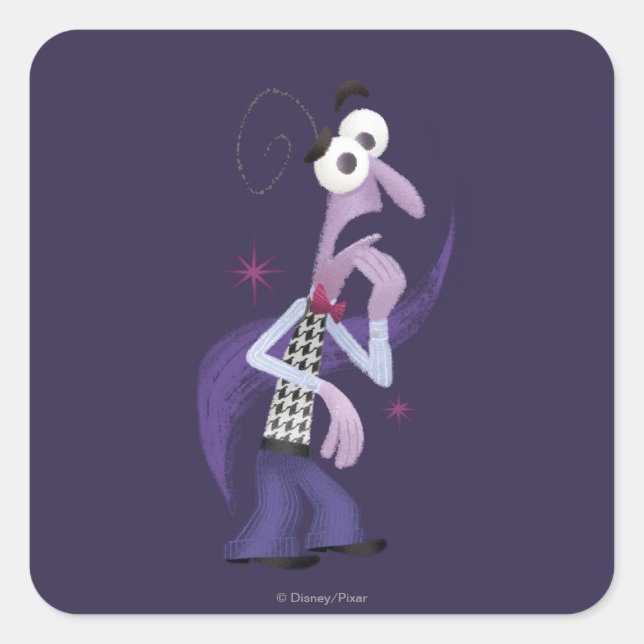 Be Afraid Square Sticker (Front)