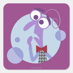 Be Afraid Square Sticker