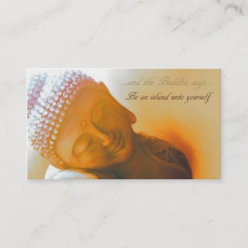 Be An Island ... Business Card by Avanda at Zazzle