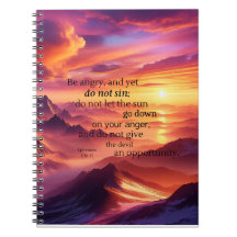 Be Angry and Don't Sin Notebook