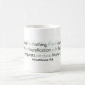 Be Anxious for Nothing Coffee Mug (Center)