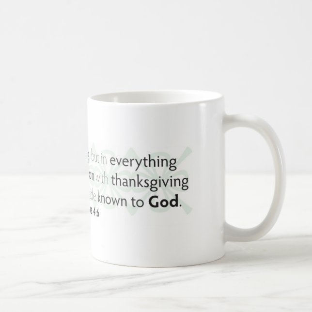 Be Anxious for Nothing Coffee Mug (Right)