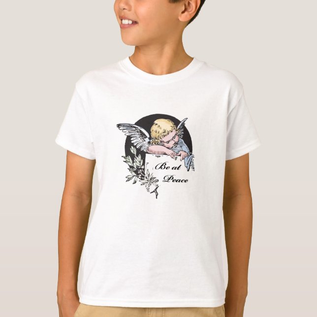 Be at Peace Angel T-Shirt (Front)