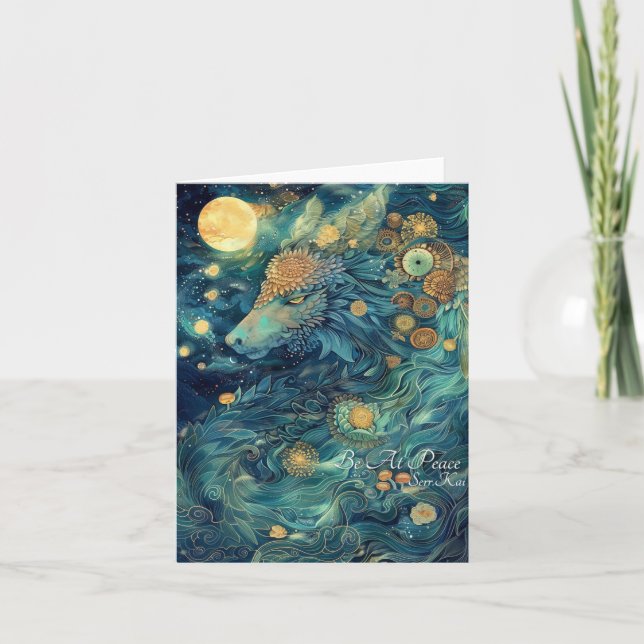 Be At Peace Dragon Card (Front)