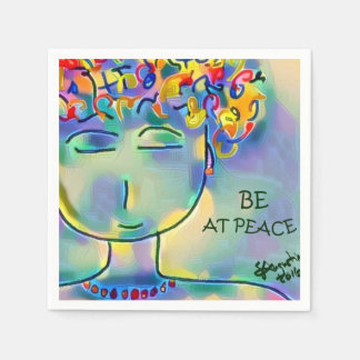 BE AT PEACE - set of 50 custom napkins