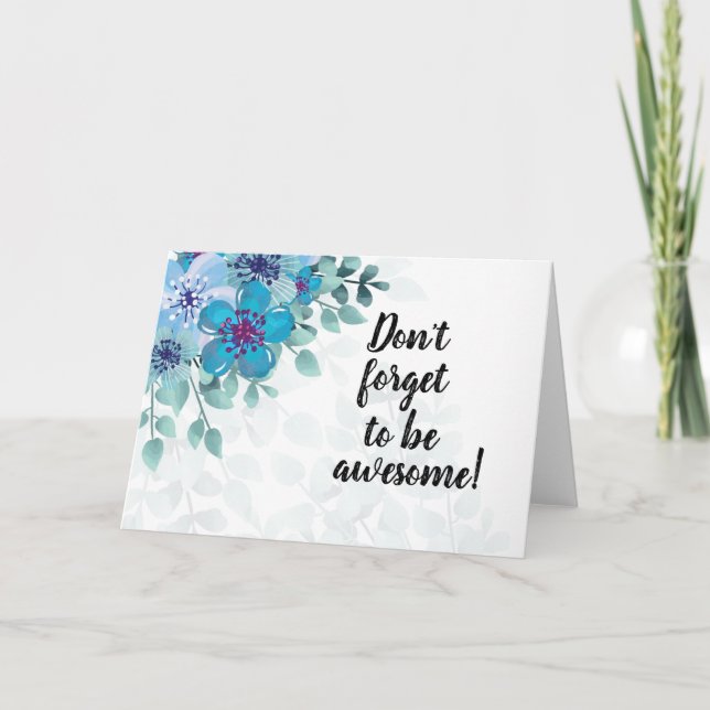 Be Awesome Card (Front)