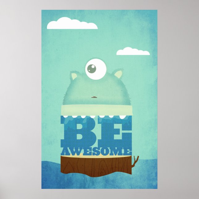 Be Awesome Print (Front)