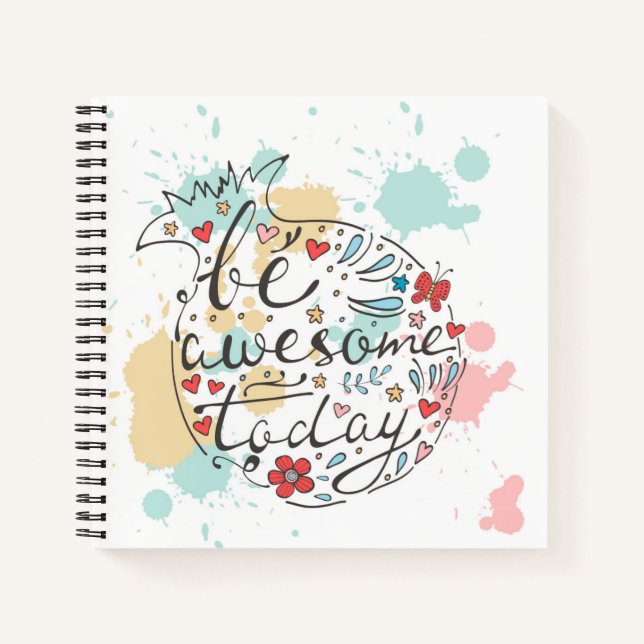 Be Awesome Today Notebook (Front)