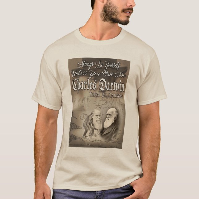 Be Be Charles Darwin T-Shirt (Front)