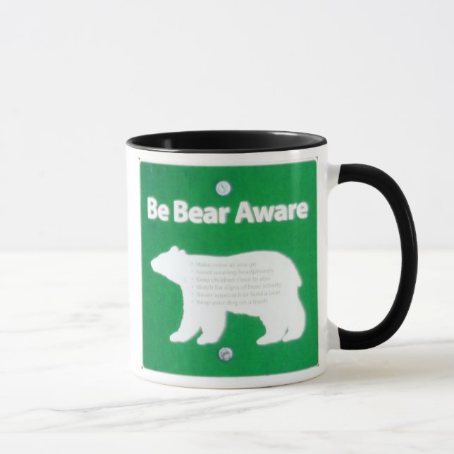 Be Bear Aware Mug (Right)