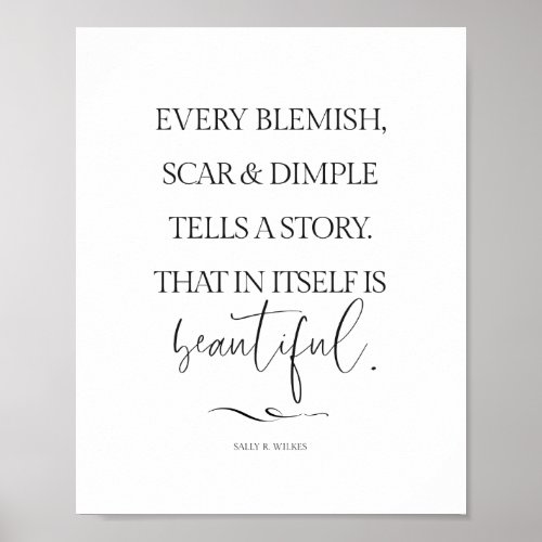 Be Beautiful Quote Be You Poster