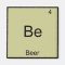 Be - Beer Funny Chemistry Element Symbol T-Shirt