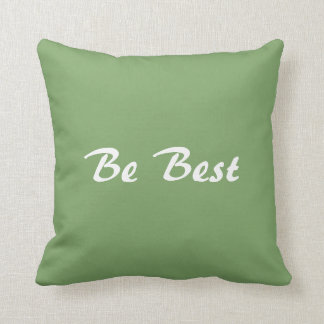Be Best political humor pillow