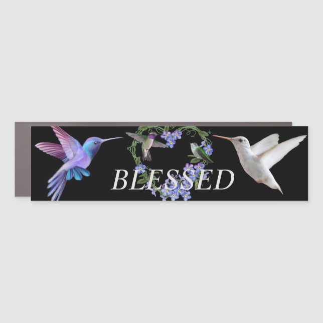 BE BLESSED CAR MAGNET (Front)